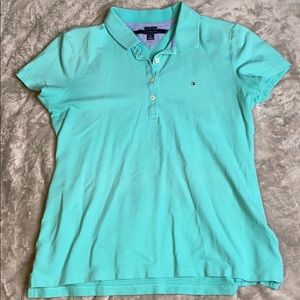 Aqua Green Tommy Hilfiger Polo